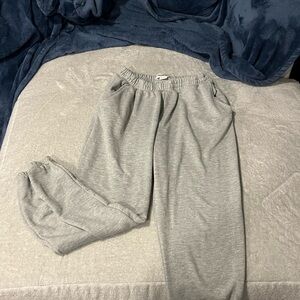 Pull&Bear Heather Gray Sweatpants